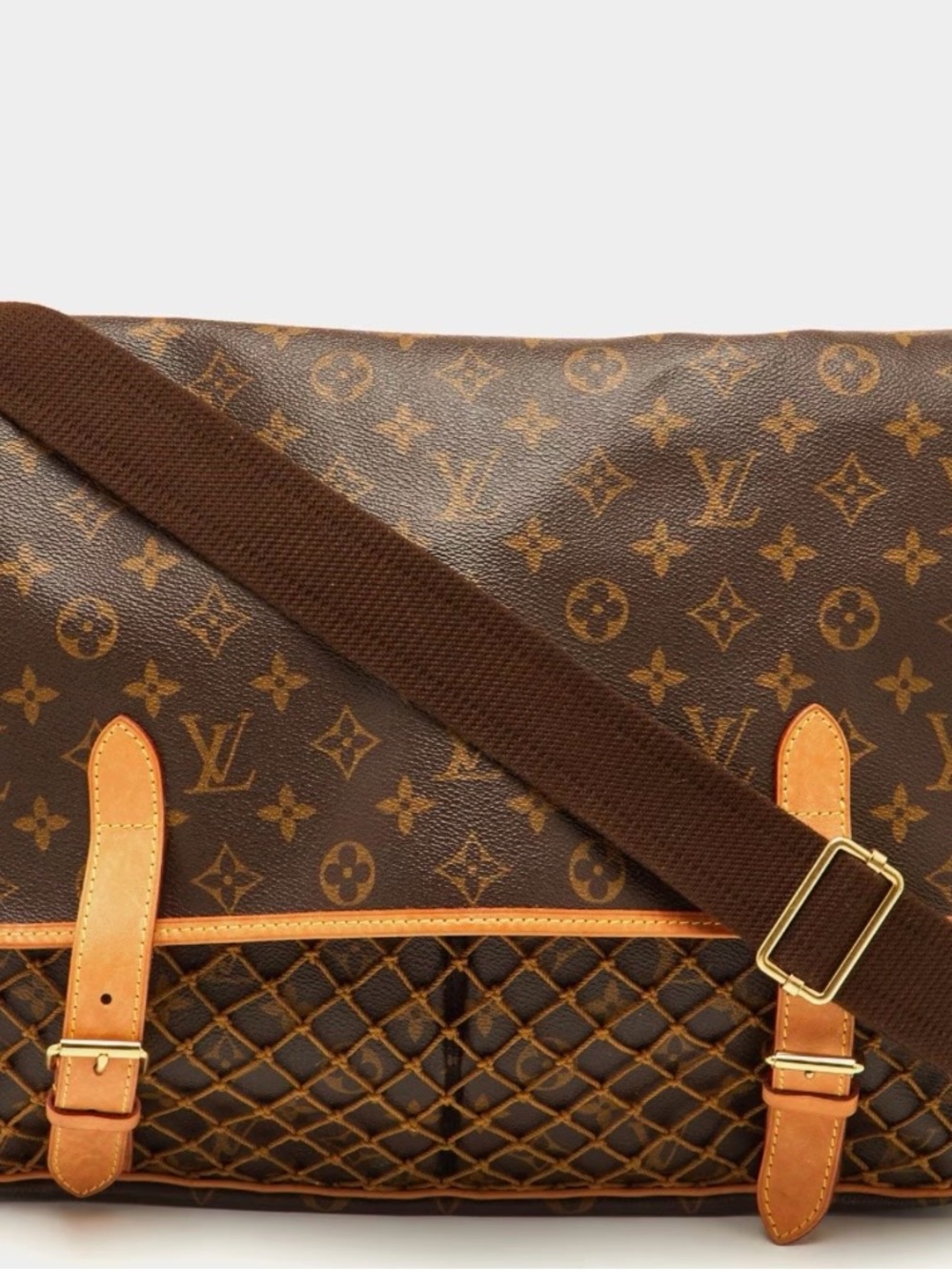Louis Vuitton Congo Monogram Canvas GM Messenger Bag with Tan Trim